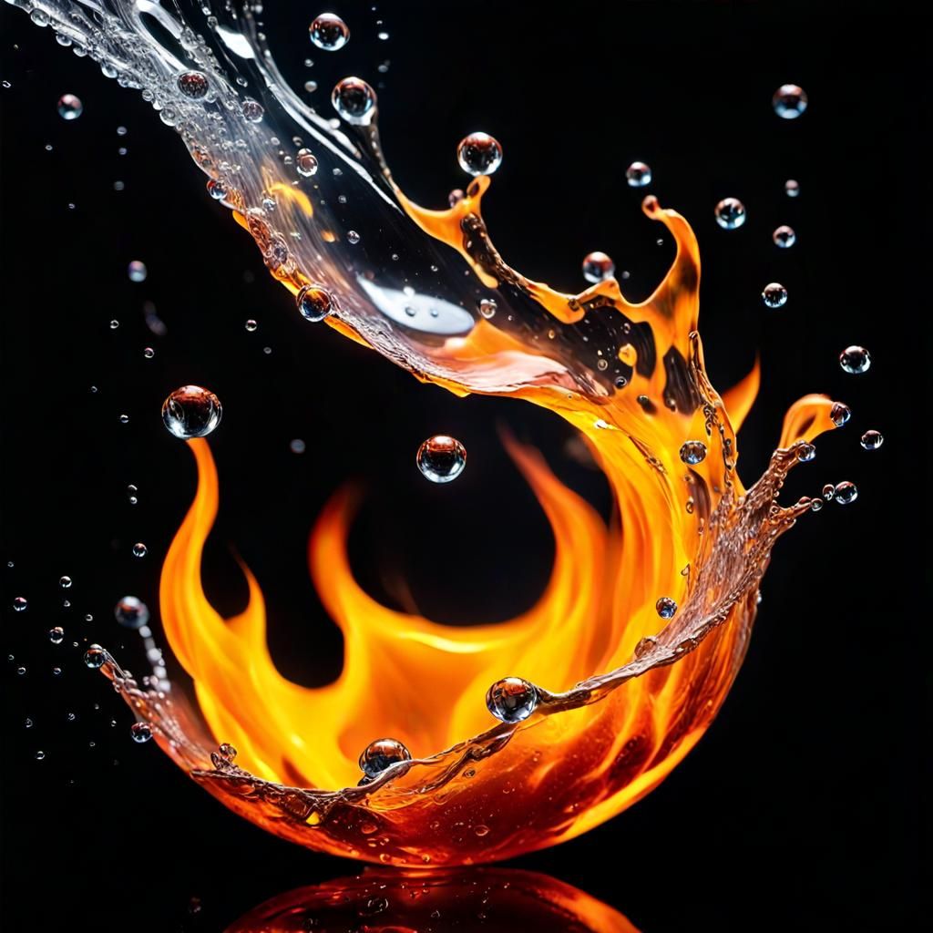 Fiery water  by @Frame Whisperer