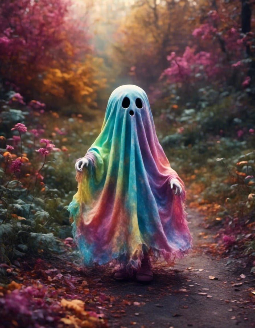 <lora:CutieMon:1.0> Cute adorable multicoloured BABY GHOST playing in a park <lora:CutieMon:1.0> 