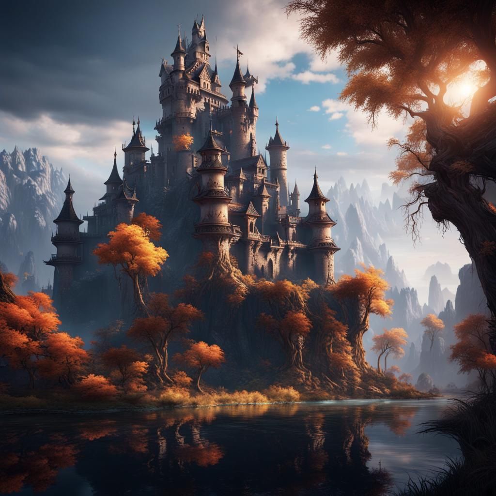 Castle - AI Generated Artwork - NightCafe Creator