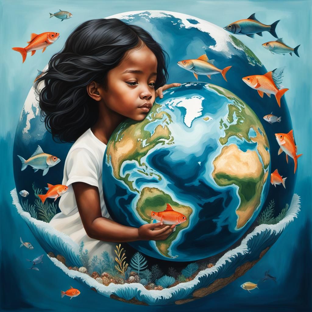 "We do not inherit the earth from our ancestors, we borrow it from our children.” – Antoine de Saint-Exupéry ...  by @Raphaelle