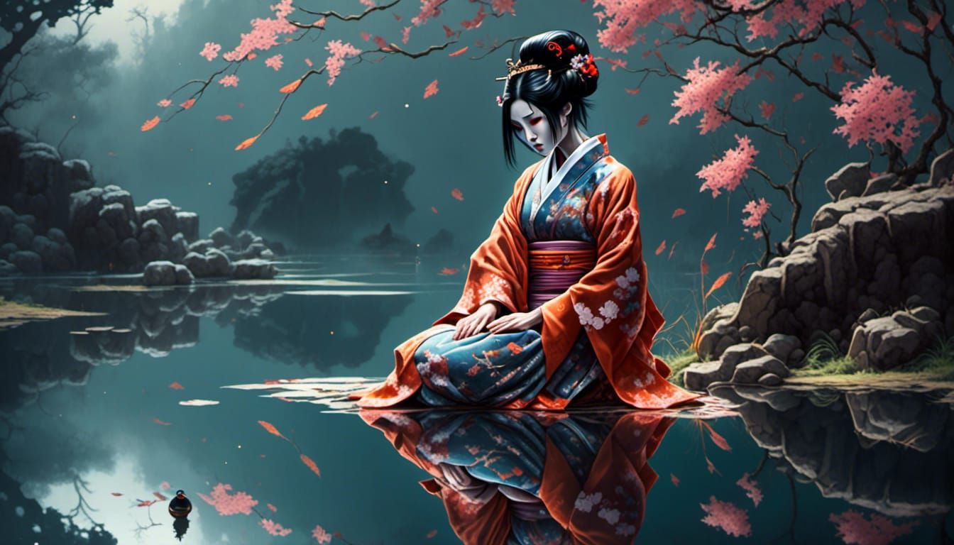 Geisha Pond - Asian Android