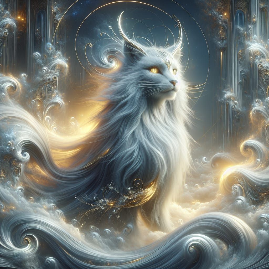 The Queen of the Cats  by @Deception