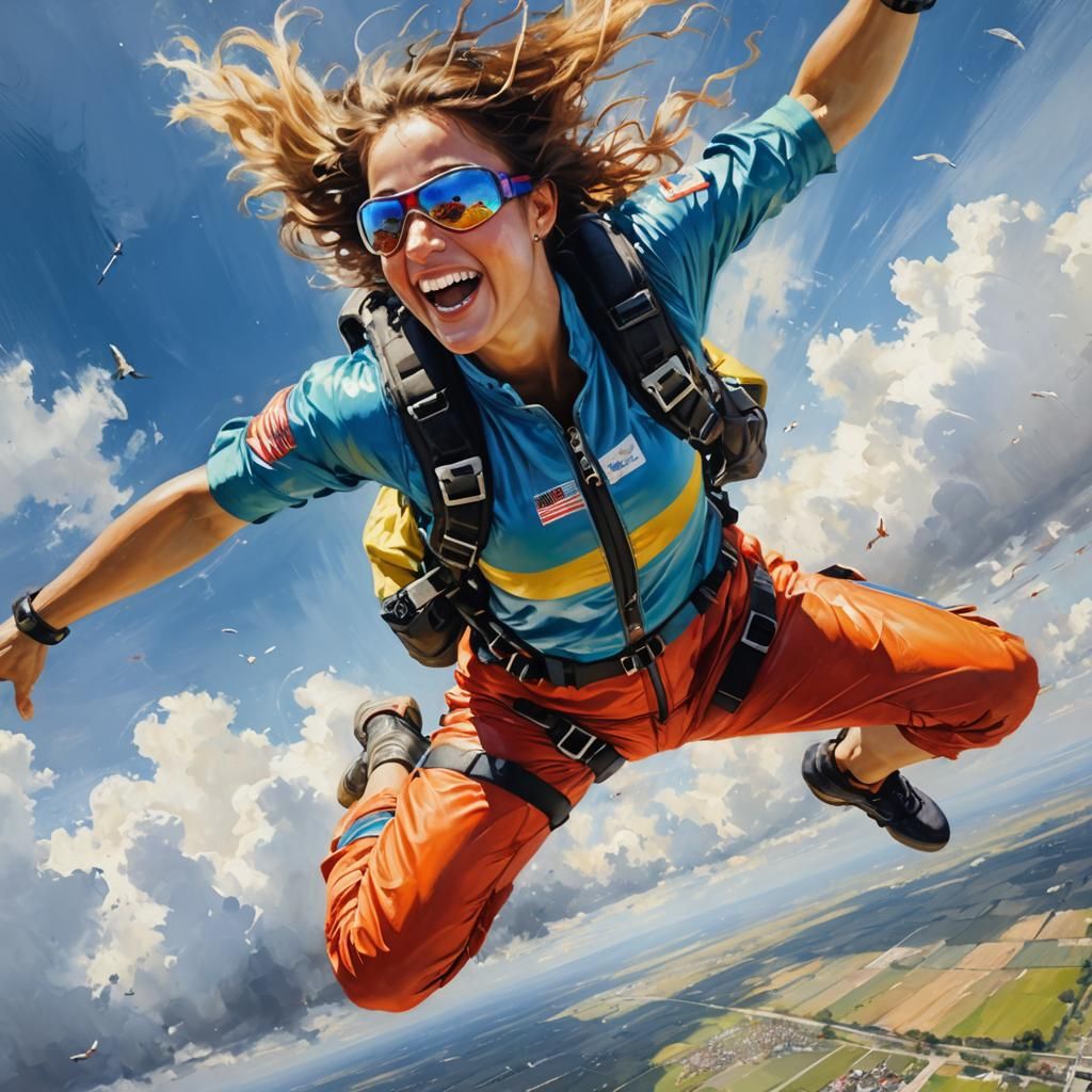 Skydiver  by @Superbear