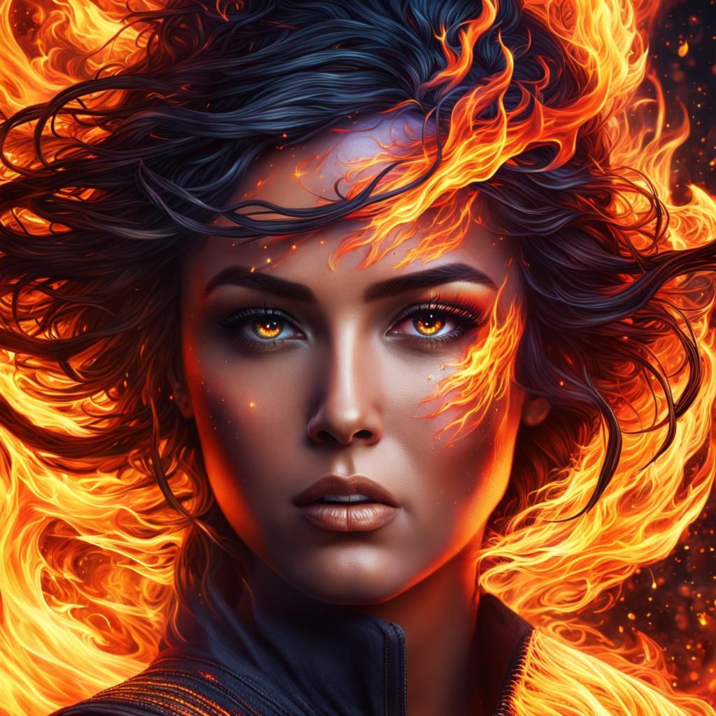 Marked by Flame - AI Generated Artwork - NightCafe Creator