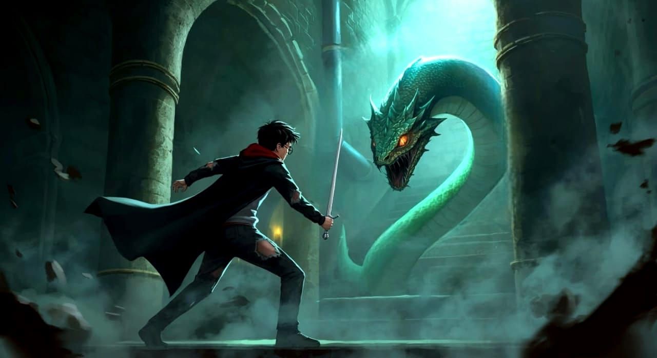Harry Potter and the Chamber of Secrets: Basilisk battle