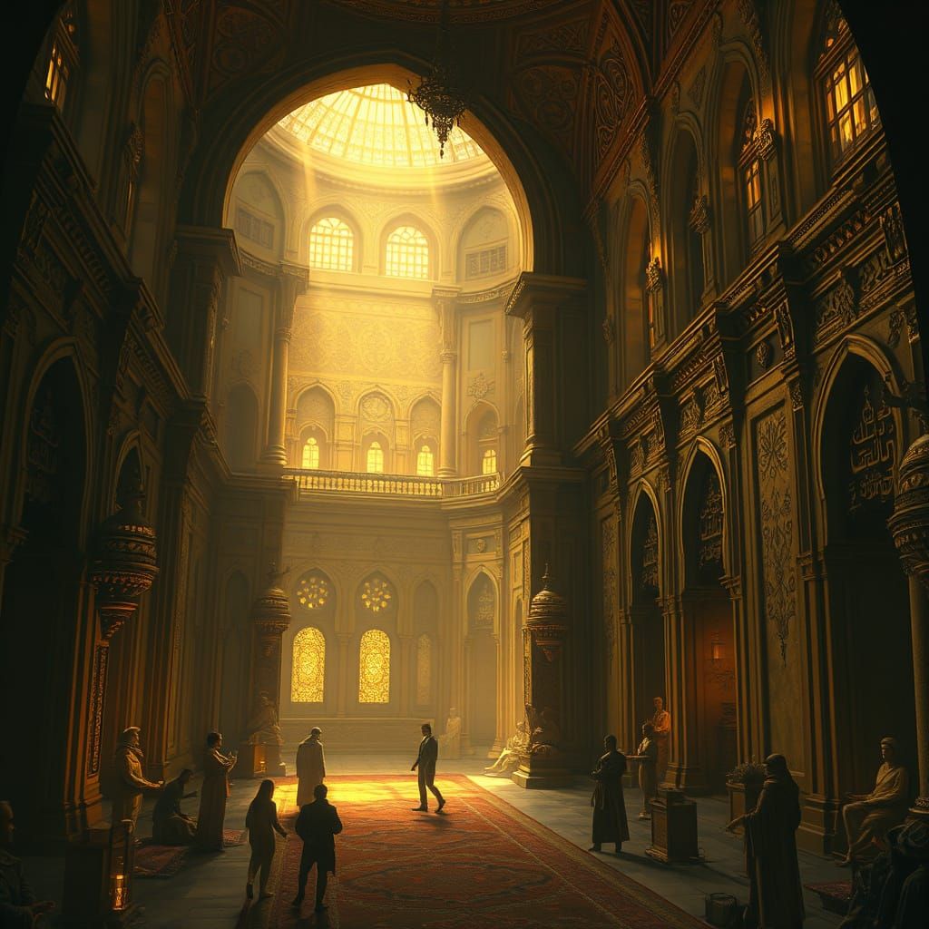 Whispers of the Ancients in Golden Light