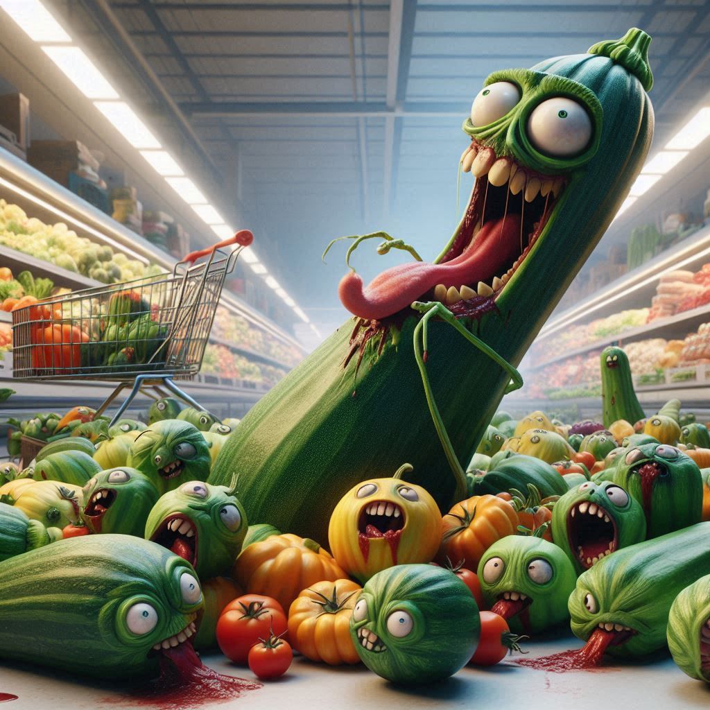 Zombie Zucchini Turns Veggies