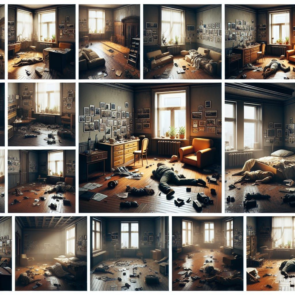 a collection of police photographs from my impending murder ...