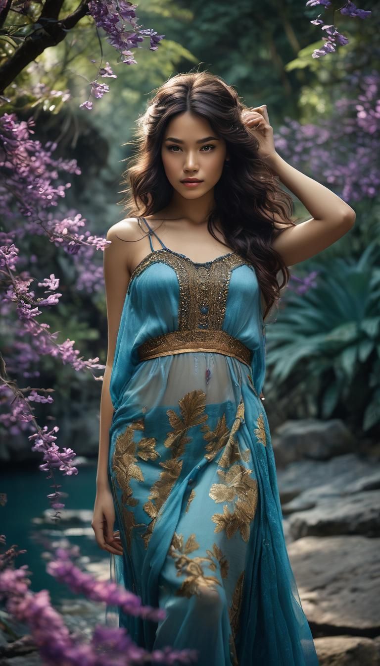 (Professional Photography Bokeh Portrait, (((dreamy))) (((gr...