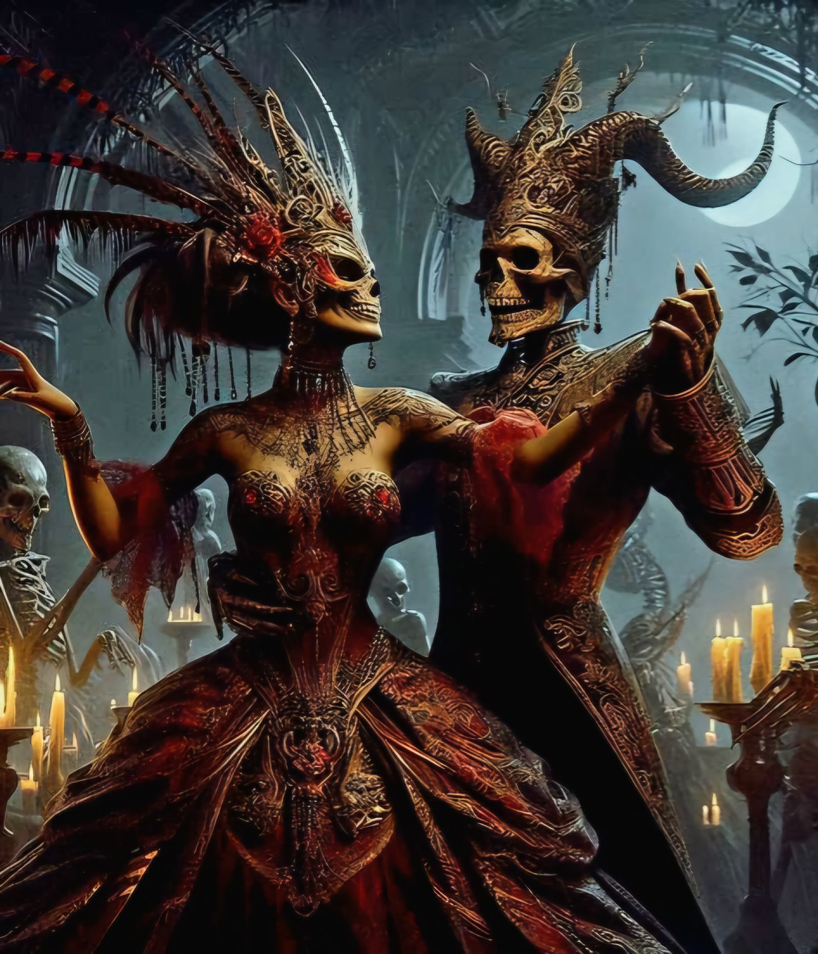 When the Zombie Queen dances with Baron Samedi