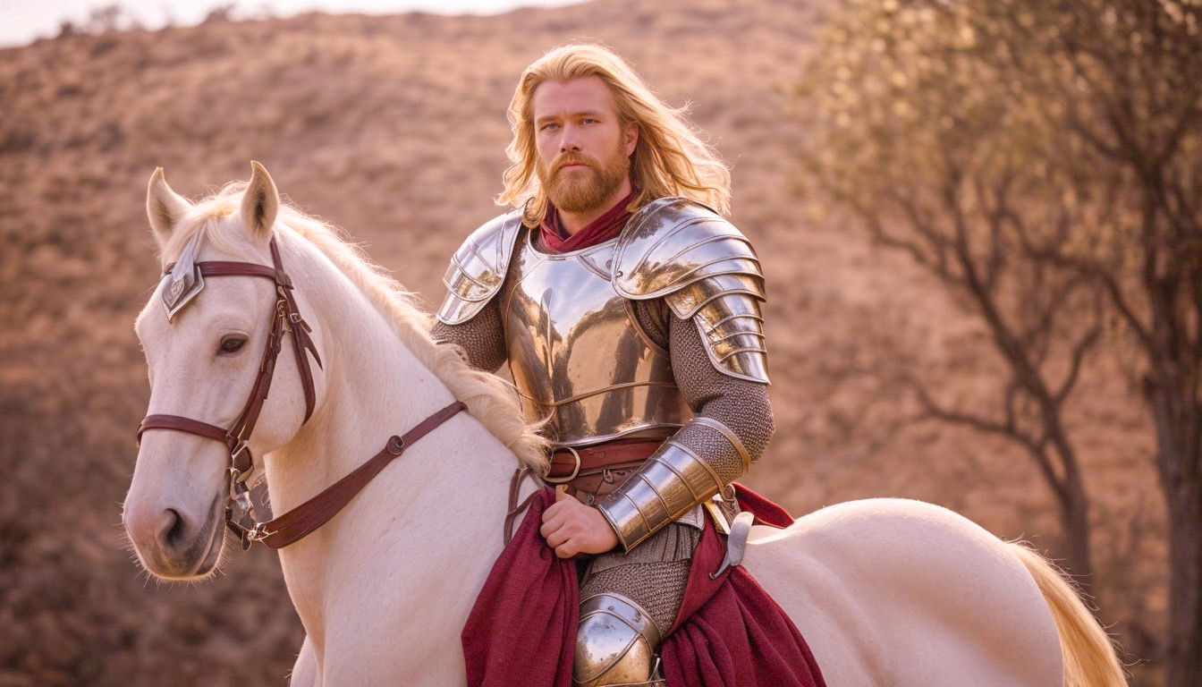 A Gallant Knight in an Imaginary Medieval 🏰 Movie