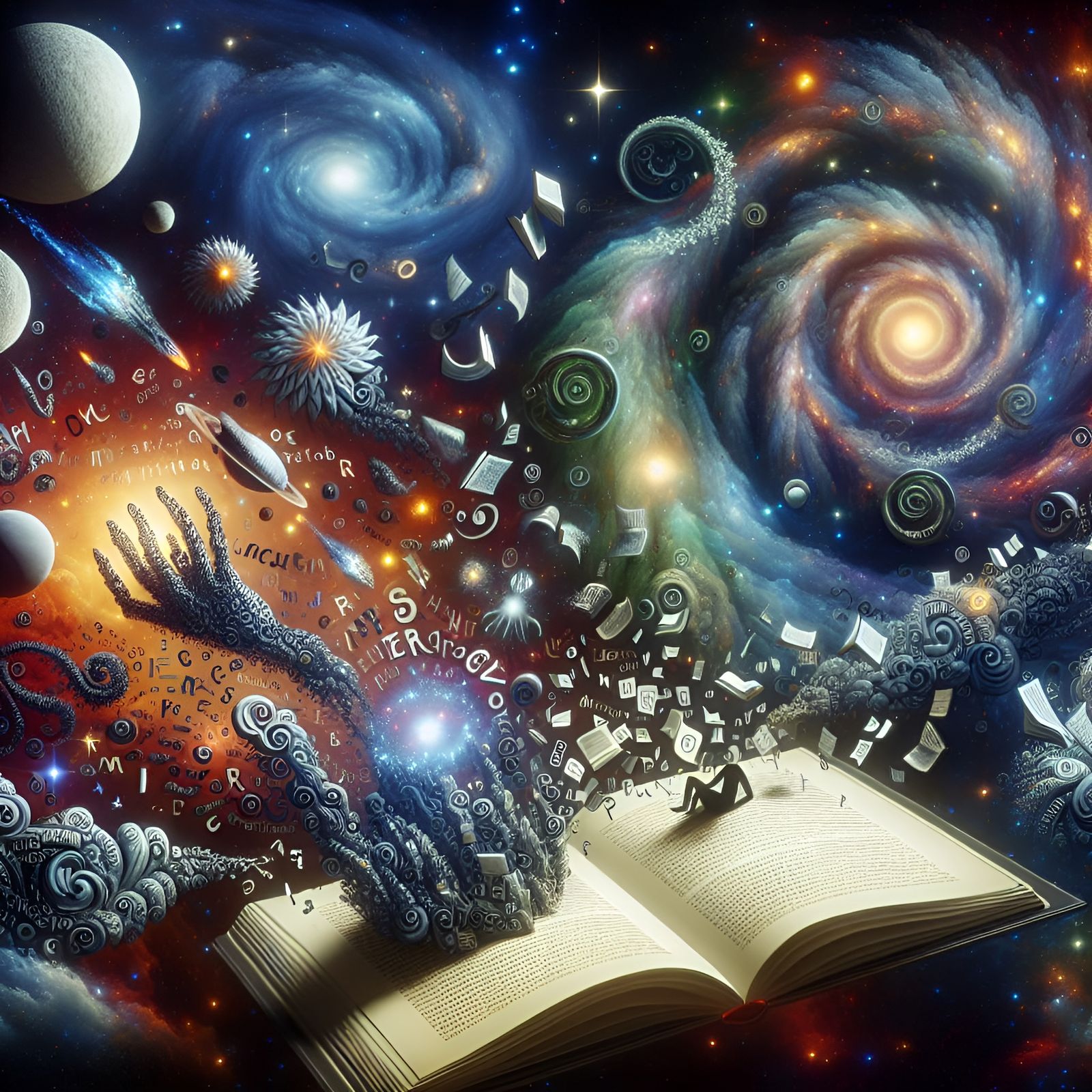The universe is made of stories, not of atoms
