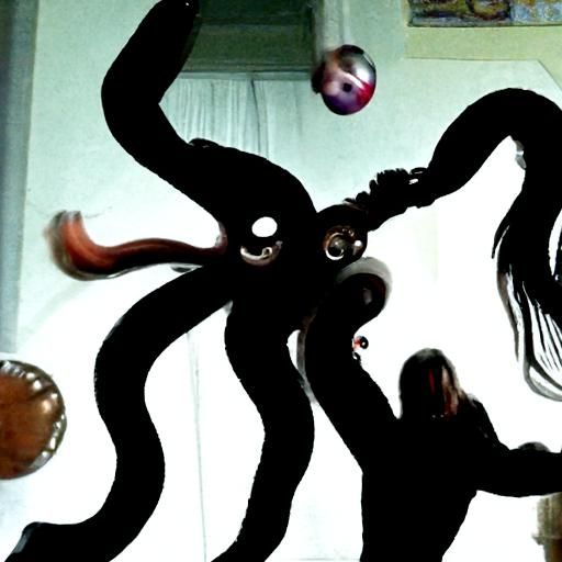 Psychotic sisters juggling octopus