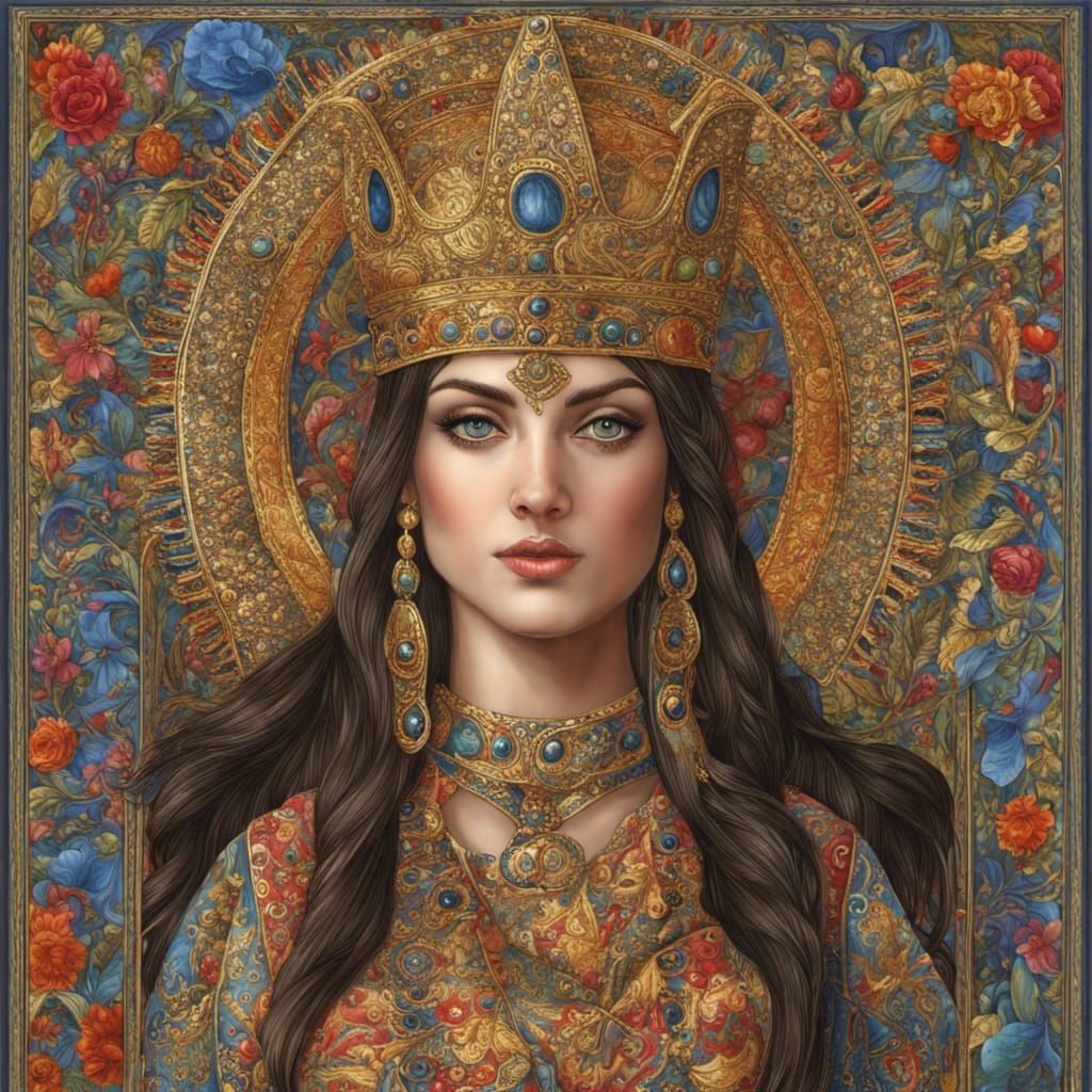 Theodora - Byzantine Medieval Empress - AI Generated Artwork ...