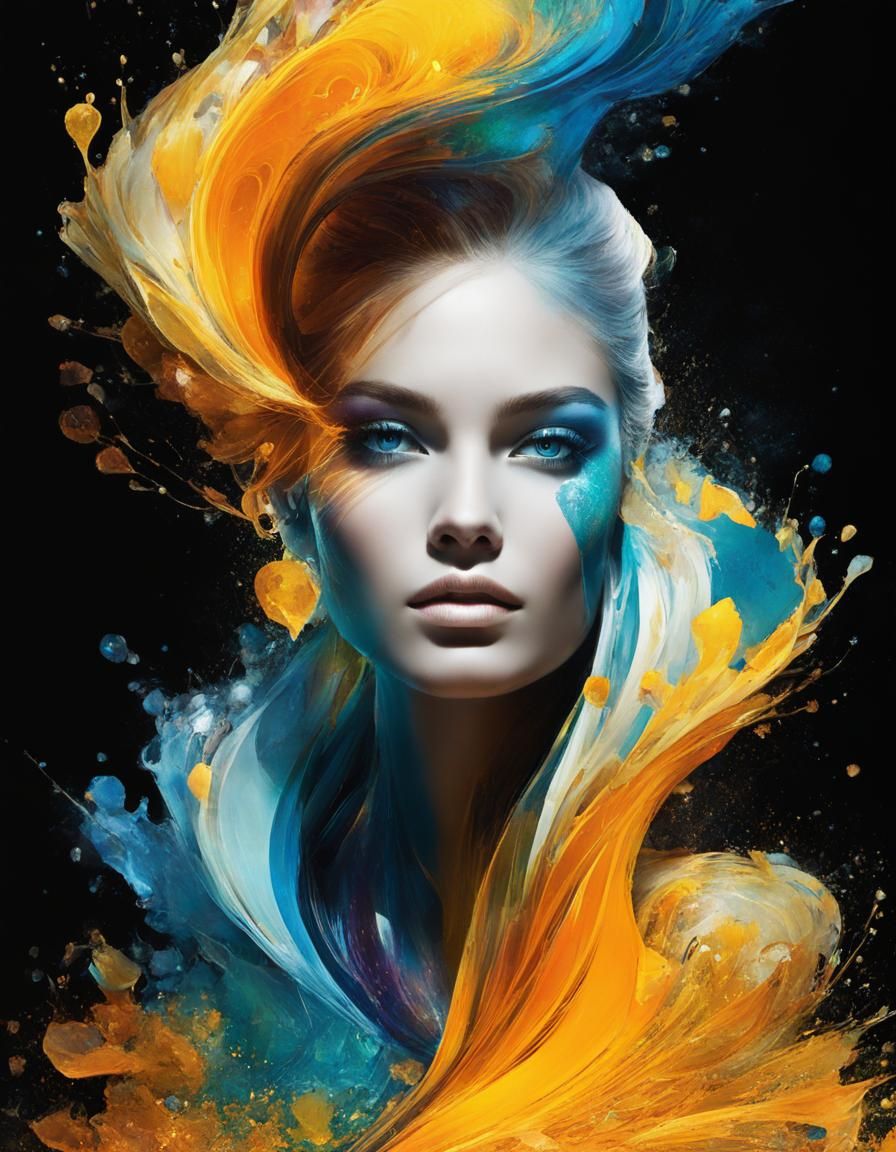 Born from a storm of colors