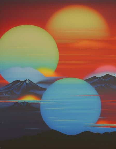 four seasons of Kyushu, contemporary commercial art spot ill...