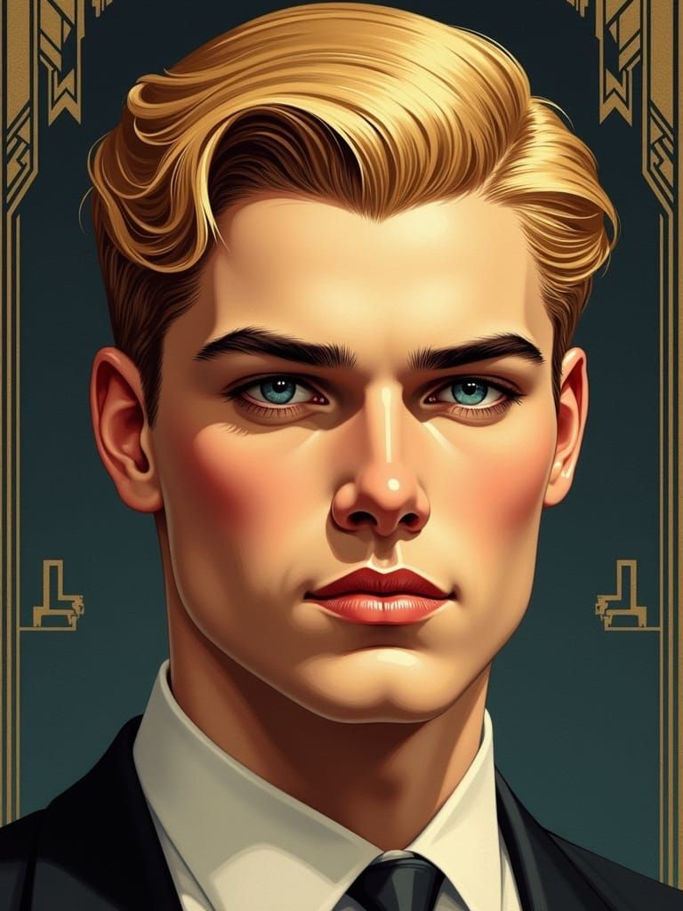 Art Deco Portrait