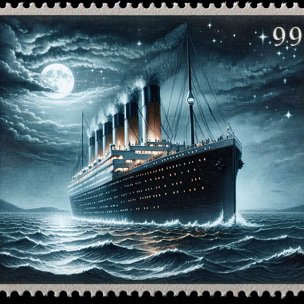 Postage Stamp of Titanic 2