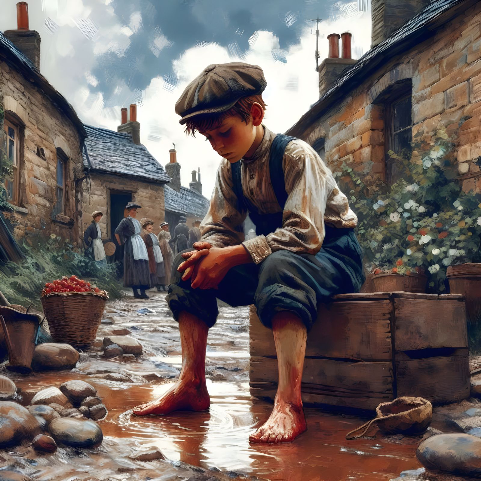 Barefoot Village Boy (4)