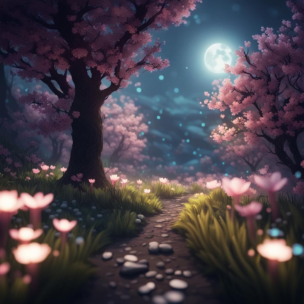 Spring inspired gaming landscape