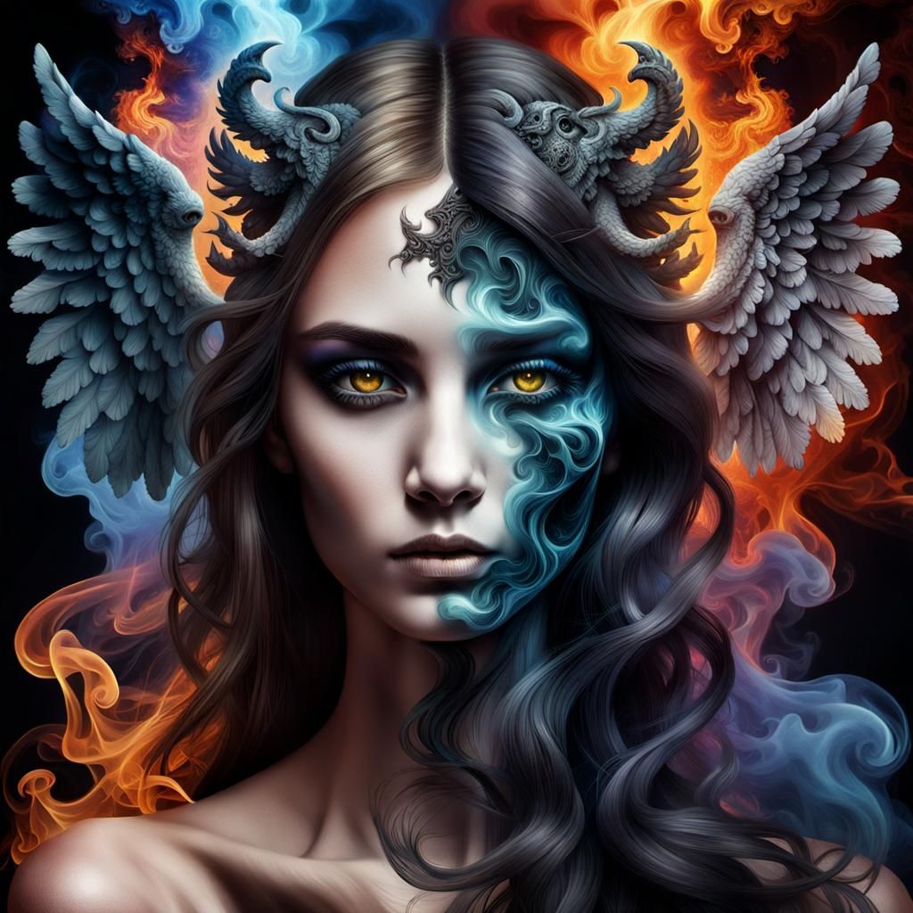 good and evil  by @gladiator