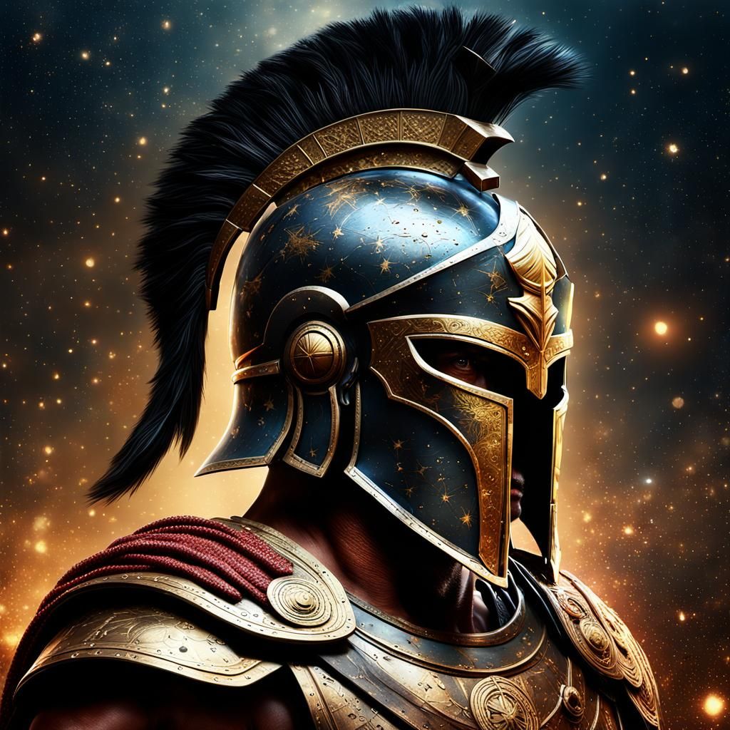 Spartan Helmet - AI Generated Artwork - NightCafe Creator