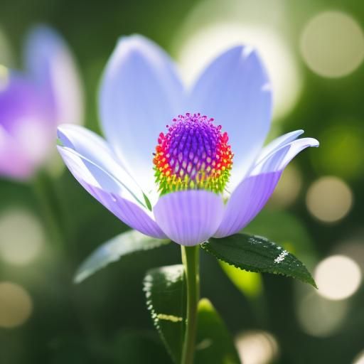 Lush Natural Scene with Bokeh and Sharp Focus