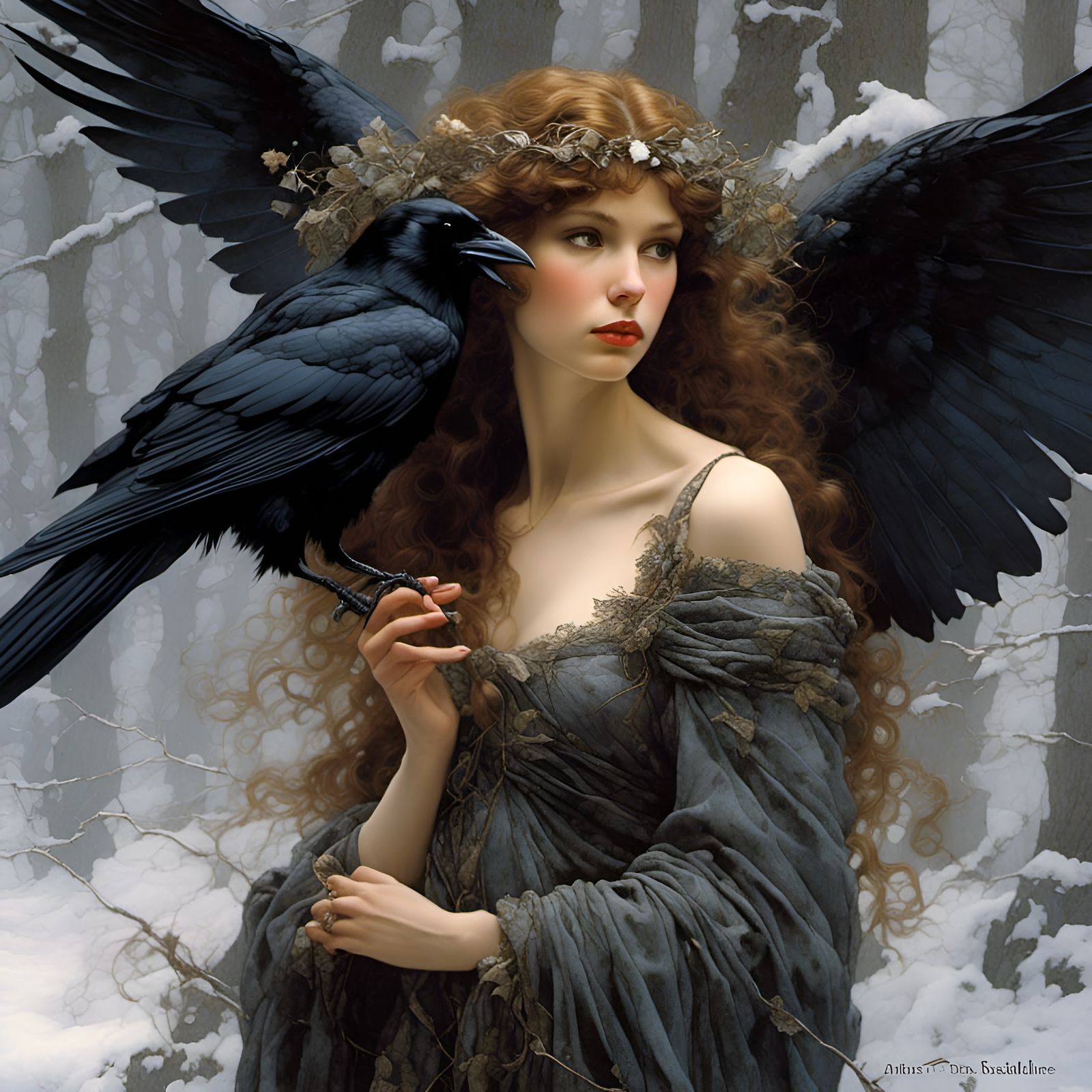 Clasp a rare and radiant maiden who the angels name Lenore  by @BRW