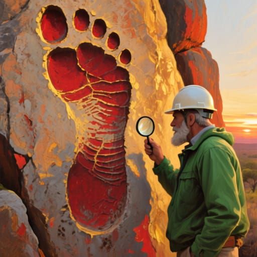 Giant's footprint, Empuluzi, Mpumalanga, South Africa  by @Charlie