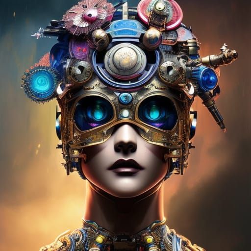 Robo-girl  by @cheesepuff 