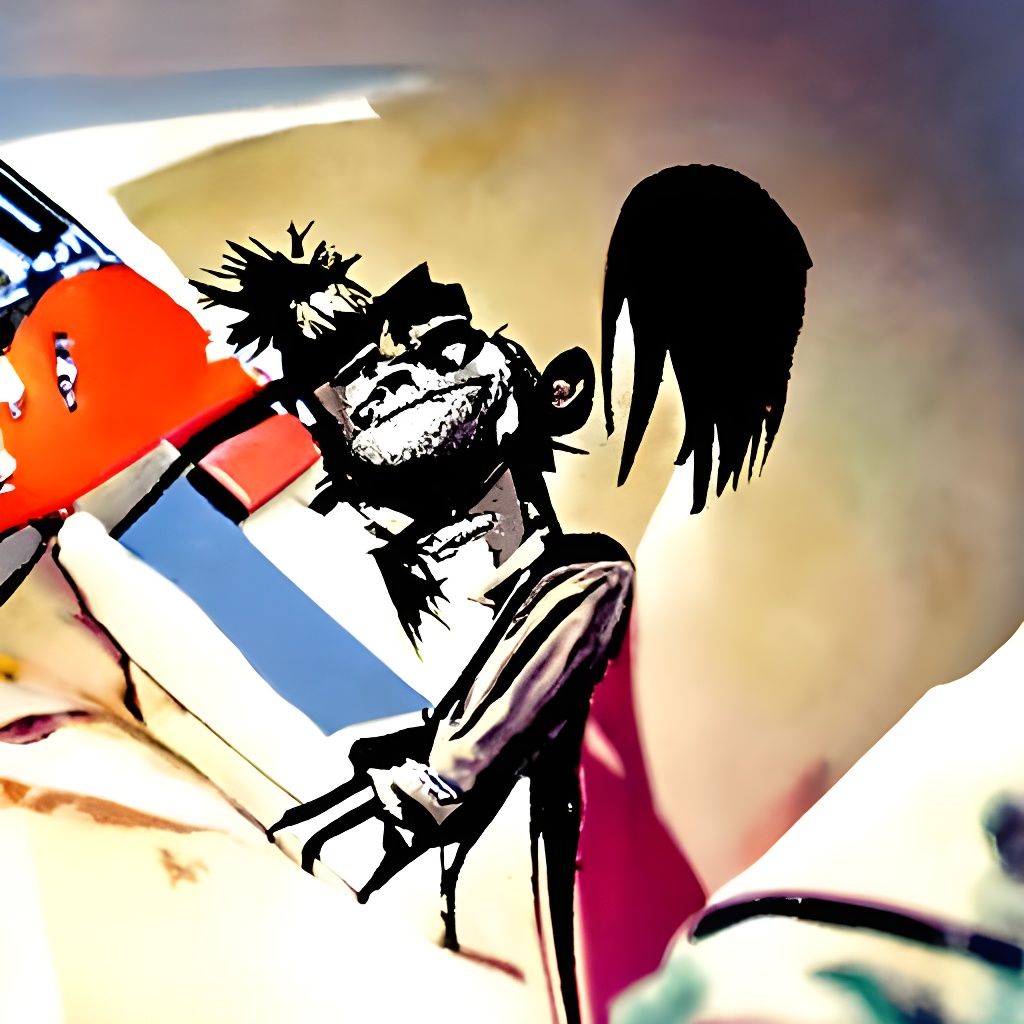 gorillaz by jamie hewlett