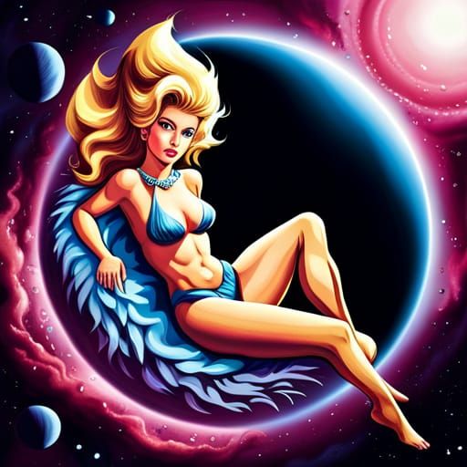 Barbarella, 1960s sci-fi poster, science fiction, beautiful ...
