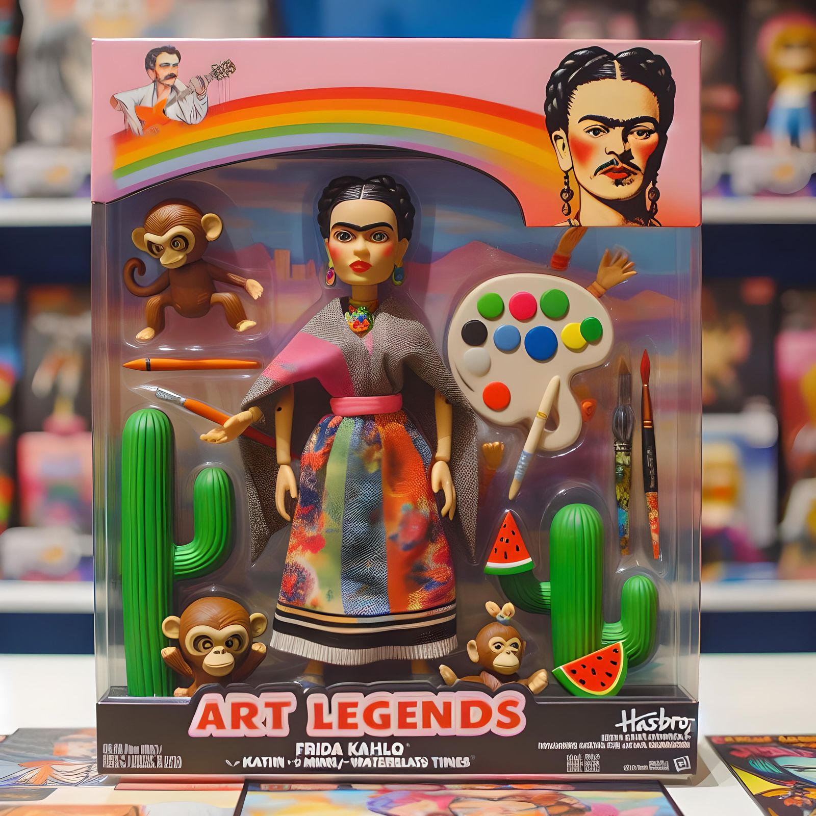 Frida Kahlo Action Figure ✨🌵💜