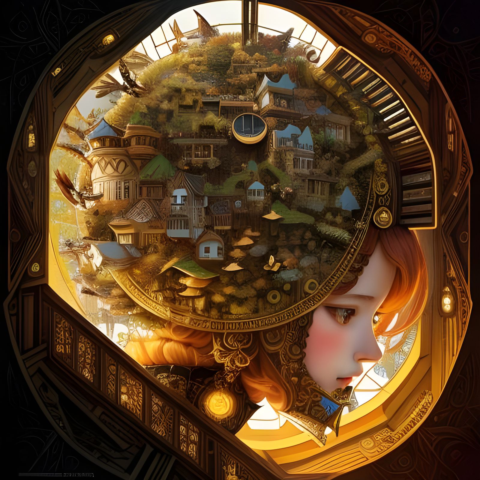 Story of the Lost Honeybee Daughter   by @Kalpine