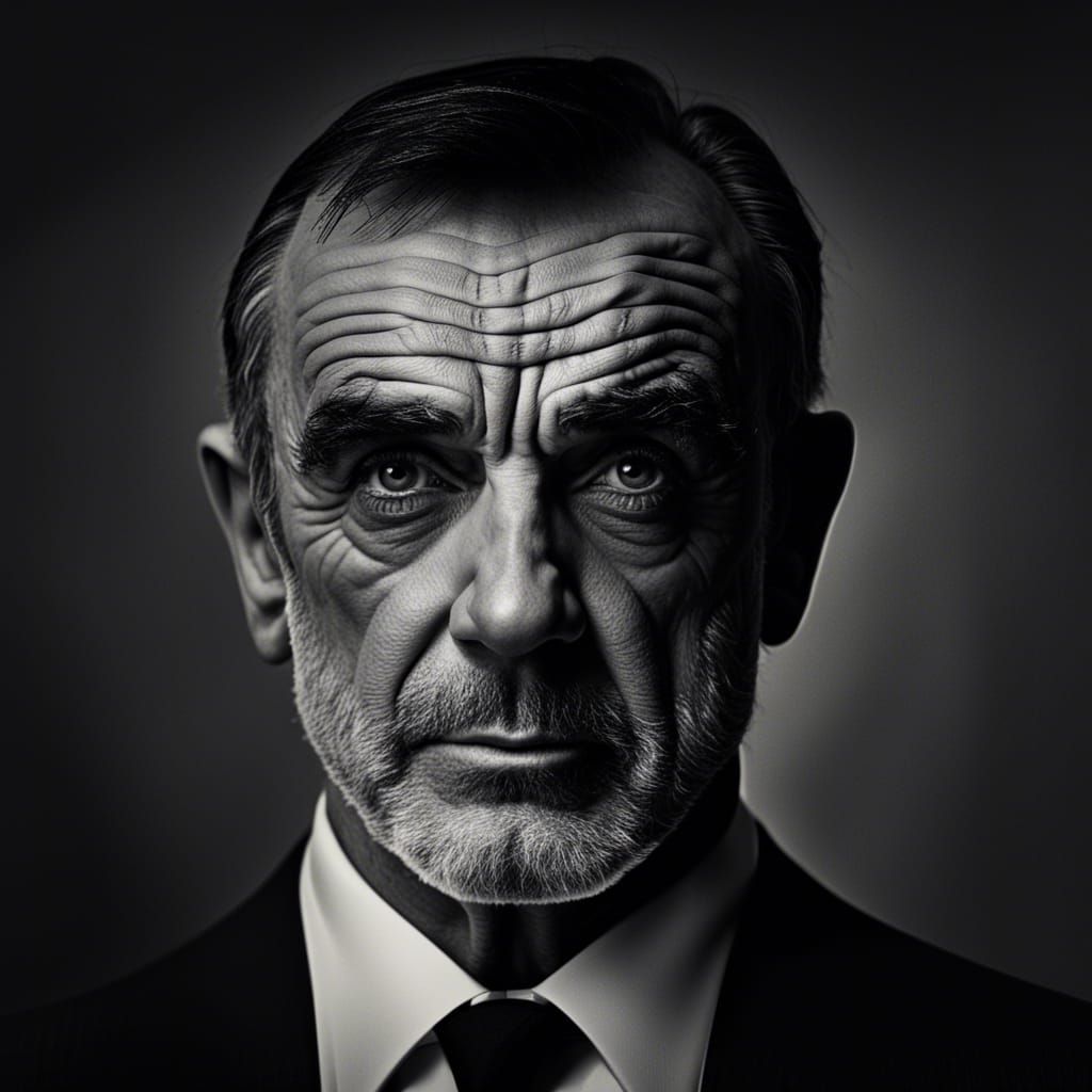 Sean Connery AI Generated Artwork NightCafe Creator
