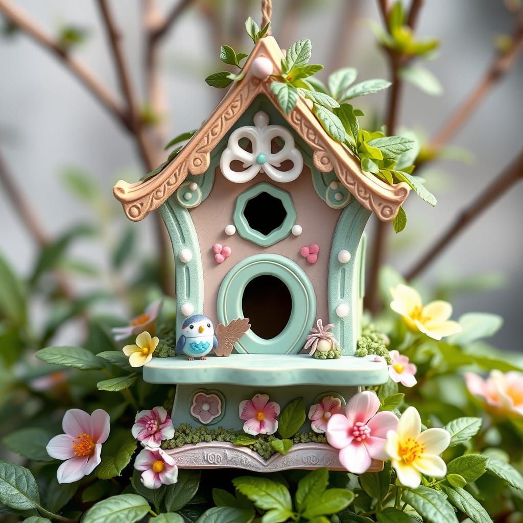 Tiny Birdhouse  by @Nikki