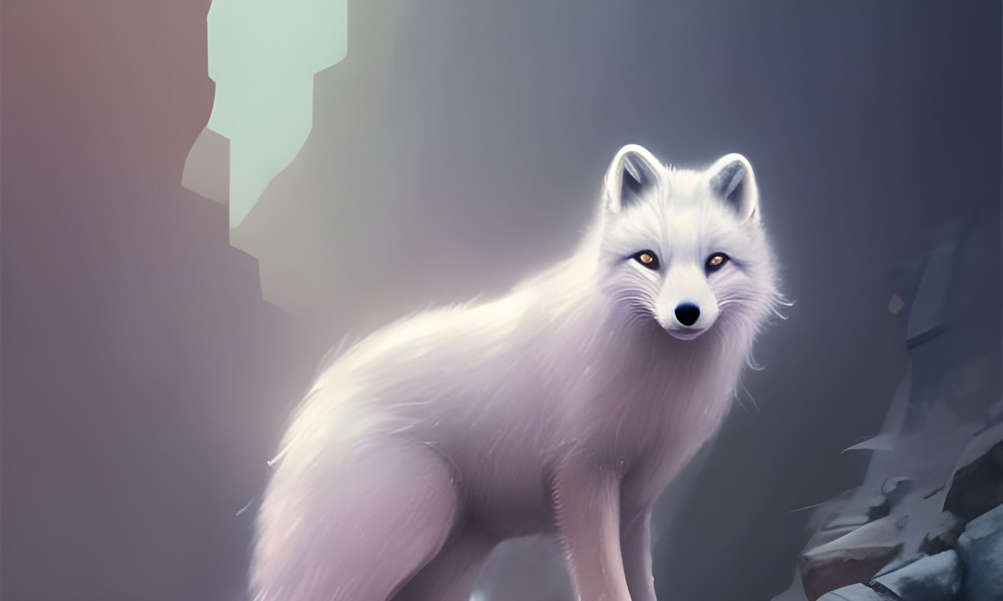 Fox Art Space Purple Png  Free PNG Images  TOPpng