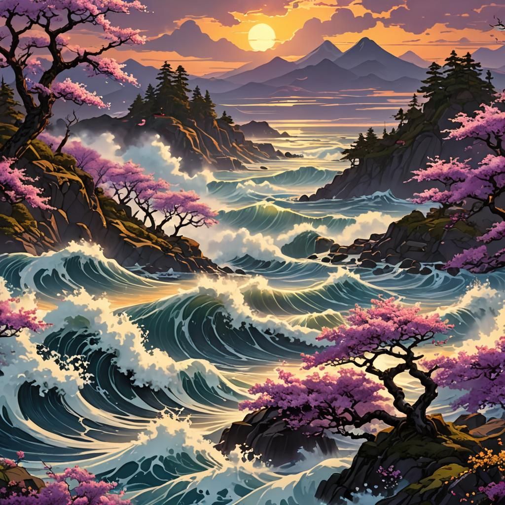 Blossom shores (animated)