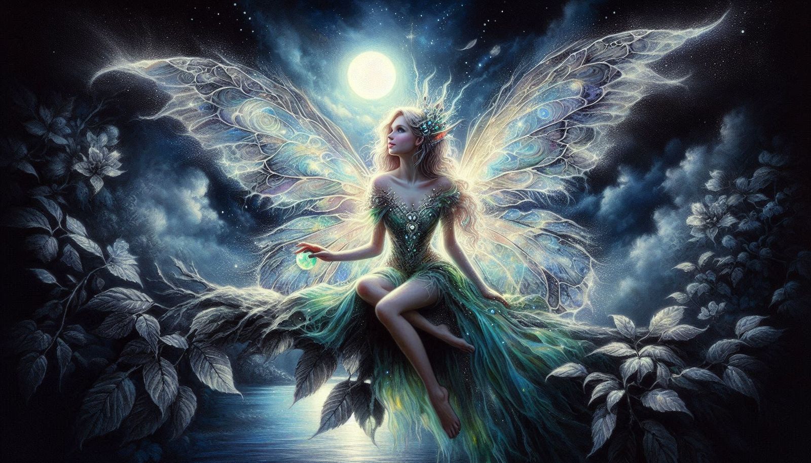 Bathing moonlit  by @dhee noerd