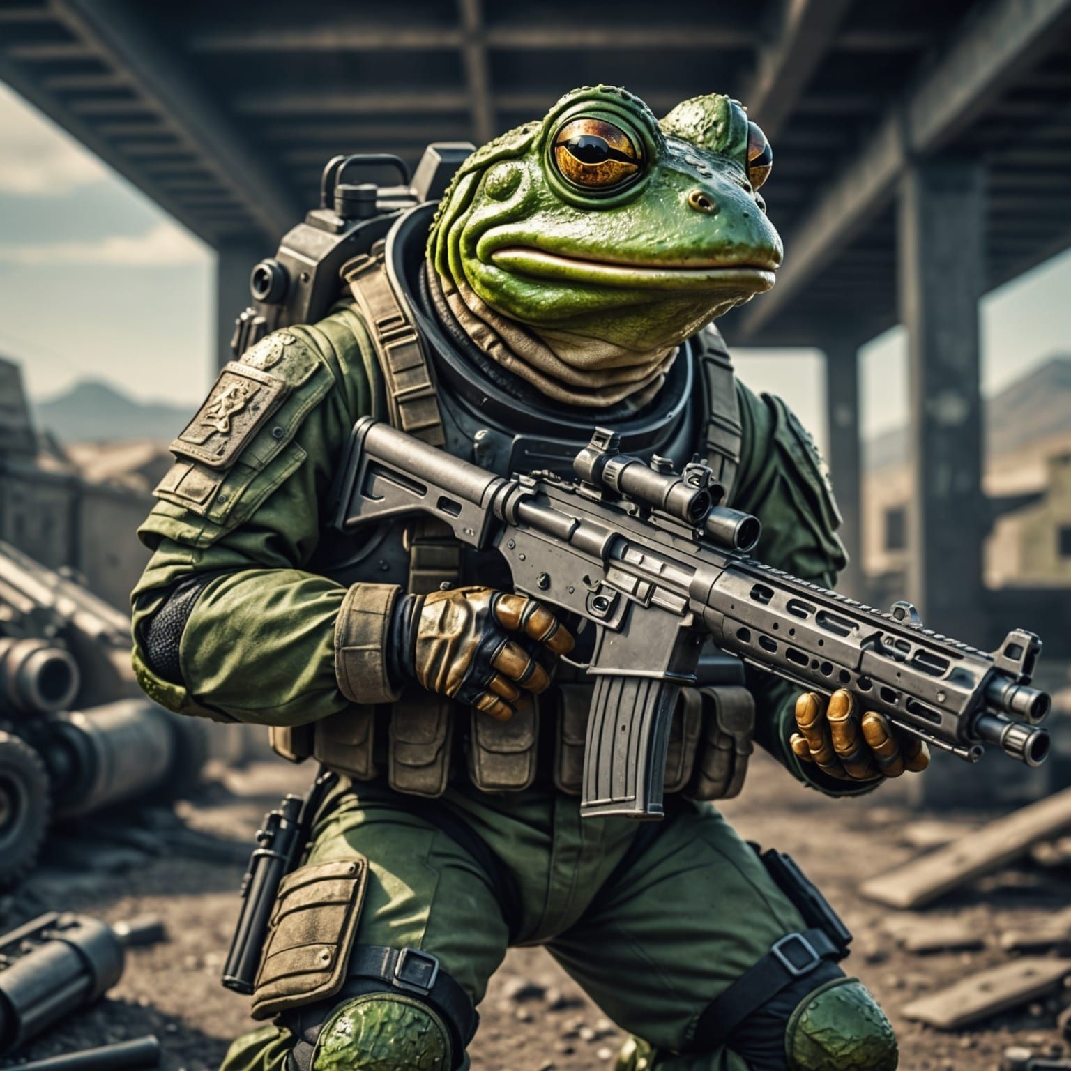 Fraggin' Frog  by @Utz Thomsen