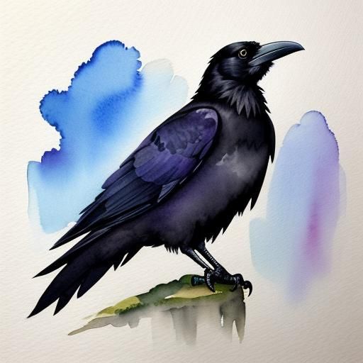 Raven - AI Generated Artwork - NightCafe Creator