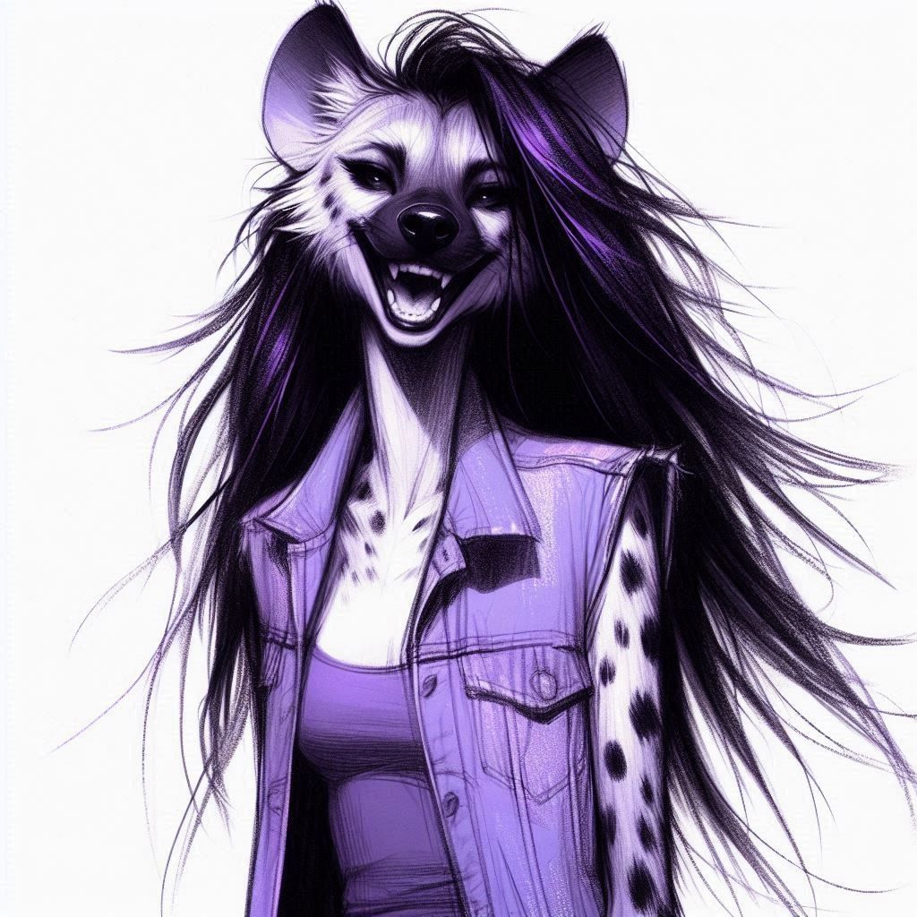 Purple Scuzzy Sketch