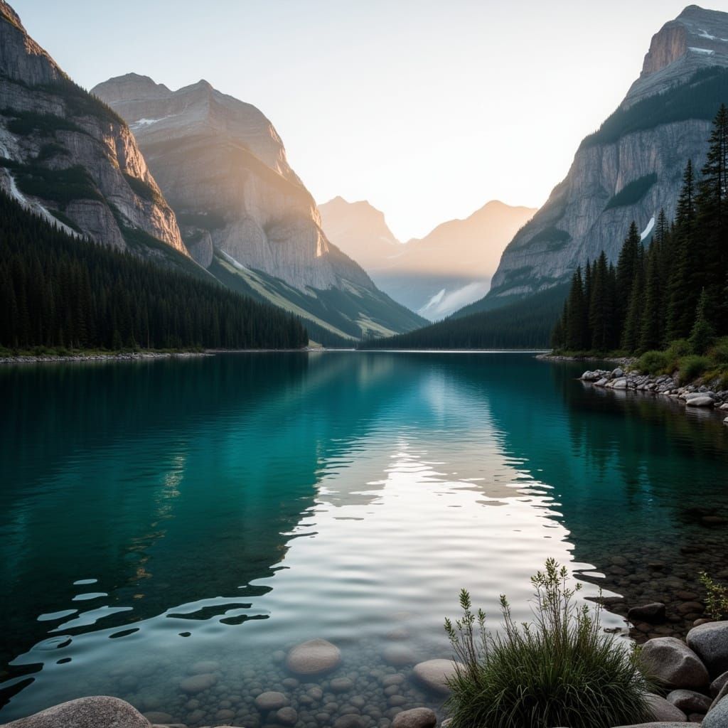 <lora:Reaviless Fx:1.0>, beautiful lake with tall dark mountains in the background, RAW photo, 8k uhd, dslr, soft lighting, high quality, fi...