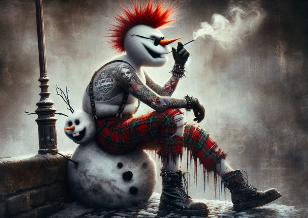 Punk Snowman Olaf
