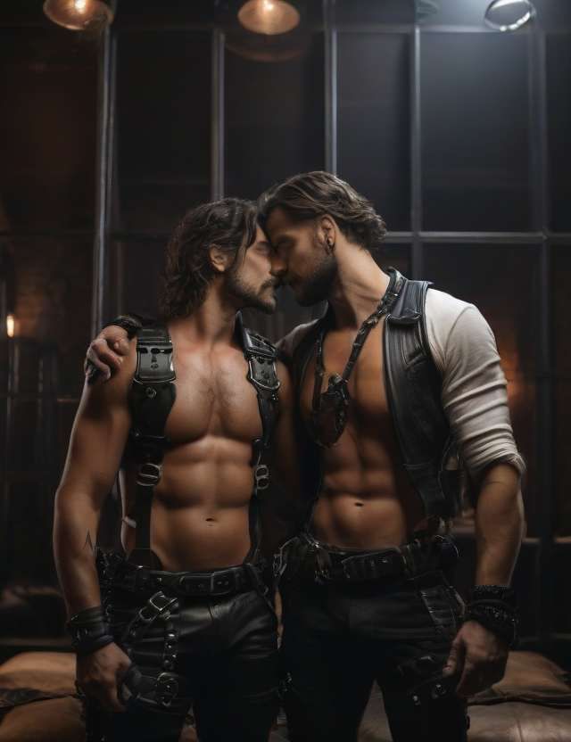 HardWearing Leather! [série III] 12/25 AI Generated Artwork NightCafe Creator