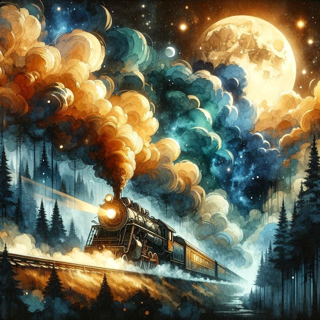 vintage steam locomotive