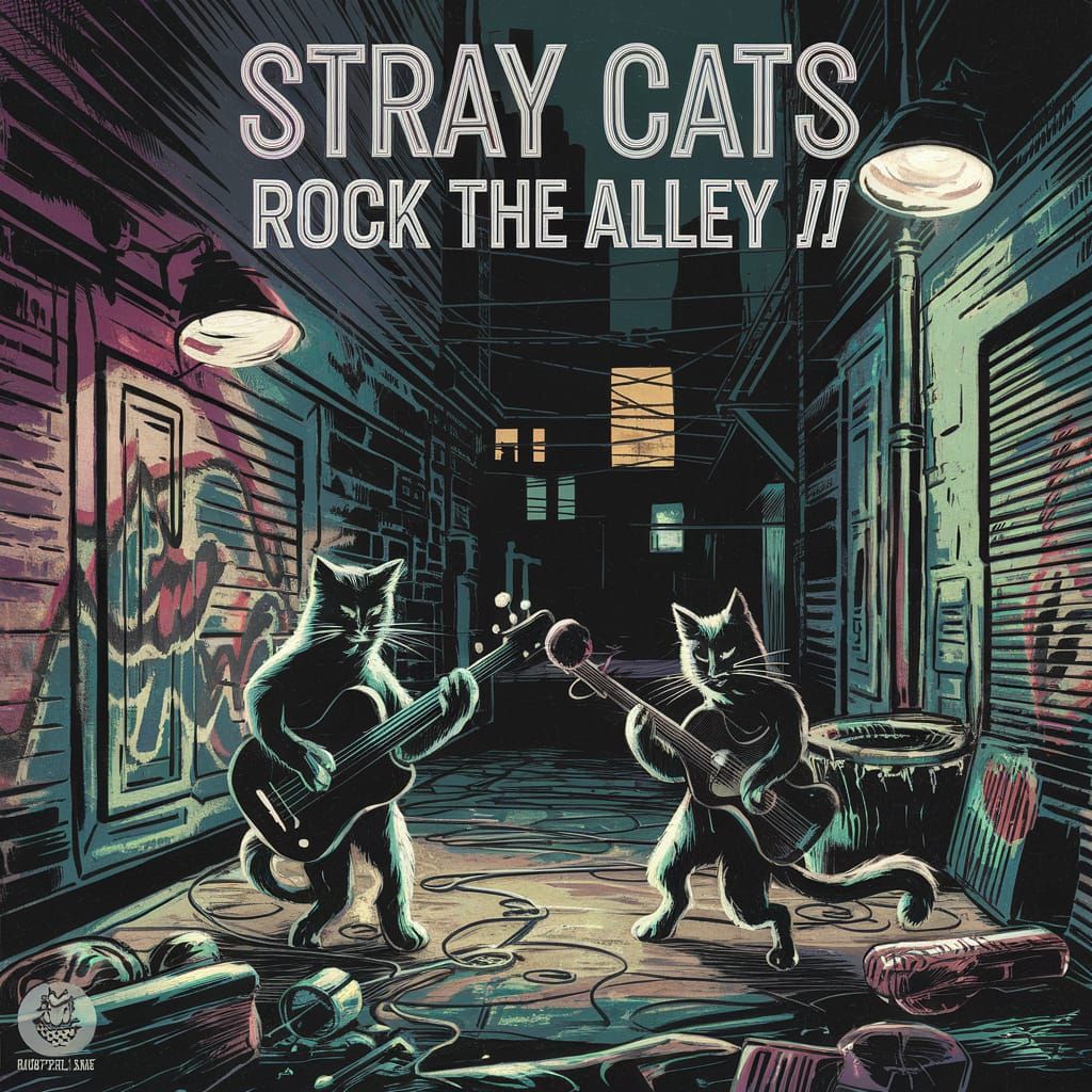 "STRAY CATS - Rock the alley "  by @undefined