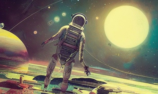 An astronaut