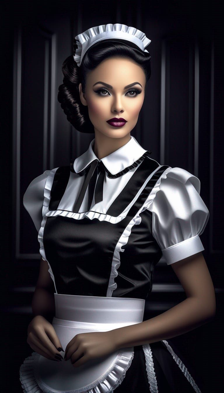 French Maid AI Generated Artwork NightCafe Creator french-maid-ai-generated-artwork-nightcafe-creator