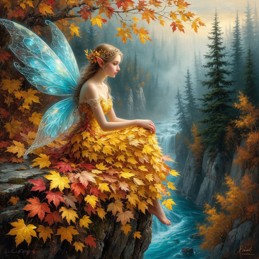 Silhouettes of autumn